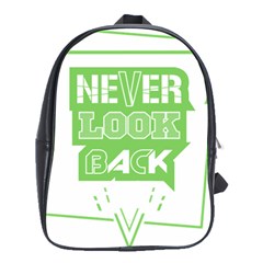 Never Look Back School Bag (large)