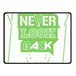 Never Look Back Fleece Blanket (Small) 50 x40  Blanket Front