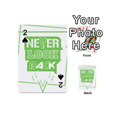 Never Look Back Playing Cards 54 (mini) by Melcu