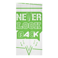 Never Look Back Shower Curtain 36  X 72  (stall)  by Melcu