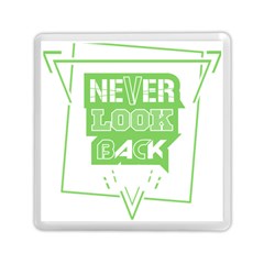 Never Look Back Memory Card Reader (square) by Melcu