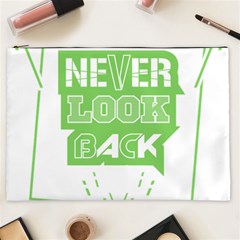 Never Look Back Cosmetic Bag (xxl) by Melcu