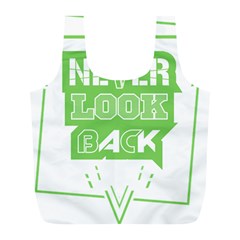 Never Look Back Full Print Recycle Bag (l) by Melcu