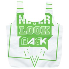 Never Look Back Full Print Recycle Bag (xl) by Melcu