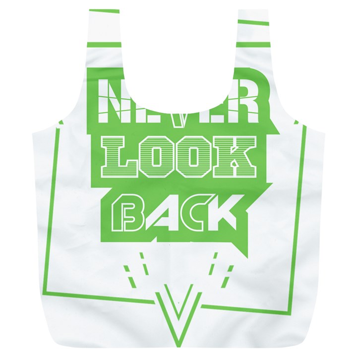 Never Look Back Full Print Recycle Bag (XL)