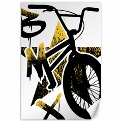 Bmx Canvas 12  X 18  by Melcu