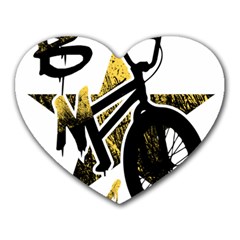 Bmx Heart Mousepads by Melcu