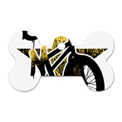 Bmx Dog Tag Bone (two Sides) by Melcu