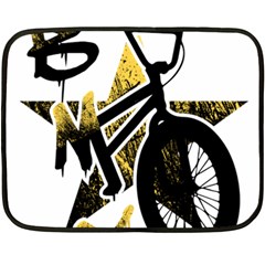 Bmx Fleece Blanket (mini) by Melcu