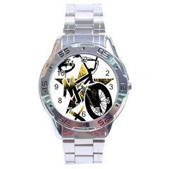 Bmx Stainless Steel Analogue Watch