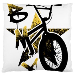 Bmx Large Cushion Case (two Sides) by Melcu