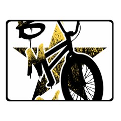 Bmx Double Sided Fleece Blanket (small)  by Melcu