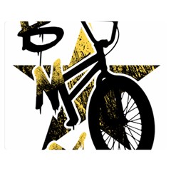 Bmx Double Sided Flano Blanket (medium)  by Melcu