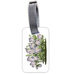 Violets - Vintage Luggage Tags (two Sides) by WensdaiAmbrose