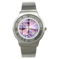 Fractal Art Artwork Digital Art Stainless Steel Watch by Pakrebo