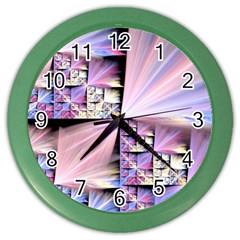 Fractal Art Artwork Digital Art Color Wall Clock by Pakrebo