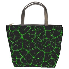 System Web Network Connection Bucket Bag by Pakrebo