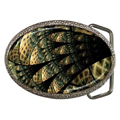 Pattern Abstract Fractals Belt Buckles by Pakrebo