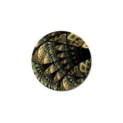 Pattern Abstract Fractals Golf Ball Marker (4 Pack) by Pakrebo