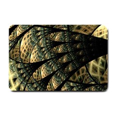 Pattern Abstract Fractals Small Doormat  by Pakrebo