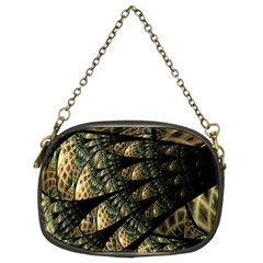 Pattern Abstract Fractals Chain Purse (two Sides) by Pakrebo