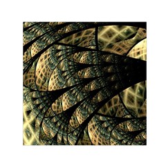 Pattern Abstract Fractals Small Satin Scarf (square) by Pakrebo