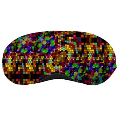 Color Mosaic Background Wall Sleeping Masks by Pakrebo