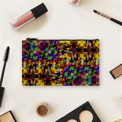 Color Mosaic Background Wall Cosmetic Bag (small) by Pakrebo