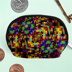 Color Mosaic Background Wall Accessory Pouch (medium) by Pakrebo