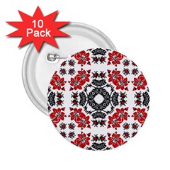 Ornament Seamless Pattern Element 2 25  Buttons (10 Pack)  by Pakrebo