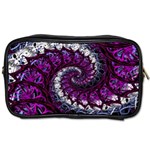 Fractal Background Swirl Art Skull Toiletries Bag (Two Sides) Front