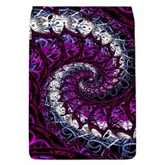 Fractal Background Swirl Art Skull Removable Flap Cover (l) by Pakrebo