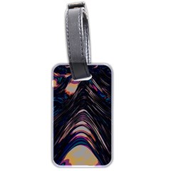 Pattern Texture Fractal Colorful Luggage Tags (two Sides) by Pakrebo