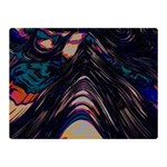 Pattern Texture Fractal Colorful Double Sided Flano Blanket (Mini)  35 x27  Blanket Front