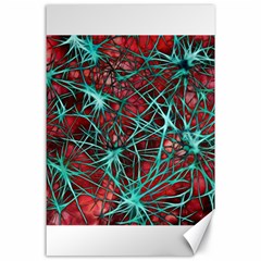 Nerves Cells Star Dendrites Sepia Canvas 24  X 36  by Pakrebo