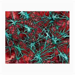 Nerves Cells Star Dendrites Sepia Small Glasses Cloth (2-side) by Pakrebo