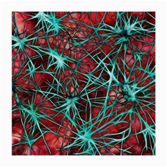 Nerves Cells Star Dendrites Sepia Medium Glasses Cloth (2-side) by Pakrebo