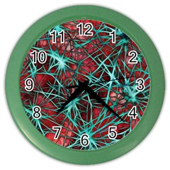 Nerves Cells Star Dendrites Sepia Color Wall Clock by Pakrebo