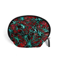 Nerves Cells Star Dendrites Sepia Accessory Pouch (small) by Pakrebo