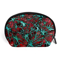 Nerves Cells Star Dendrites Sepia Accessory Pouch (large) by Pakrebo