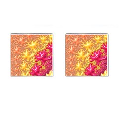 Fractal Math Mathematics Science Cufflinks (square) by Pakrebo