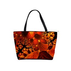 Leaf Autumn Nature Background Classic Shoulder Handbag by Pakrebo