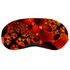 Leaf Autumn Nature Background Sleeping Masks by Pakrebo