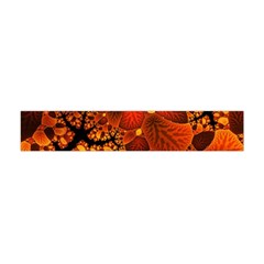 Leaf Autumn Nature Background Flano Scarf (Mini)