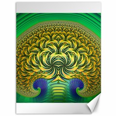 Fractal Tree Abstract Fractal Art Canvas 36  X 48  by Pakrebo