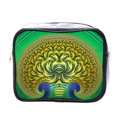 Fractal Tree Abstract Fractal Art Mini Toiletries Bag (one Side)