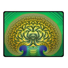 Fractal Tree Abstract Fractal Art Double Sided Fleece Blanket (small)  by Pakrebo