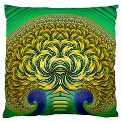 Fractal Tree Abstract Fractal Art Standard Flano Cushion Case (two Sides) by Pakrebo