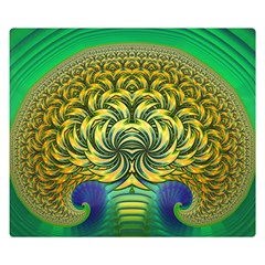 Fractal Tree Abstract Fractal Art Double Sided Flano Blanket (small)  by Pakrebo