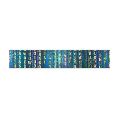 Binary Null One Digital Blue Flano Scarf (mini) by Pakrebo